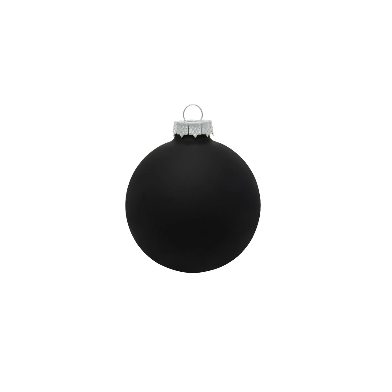 40ct Black Matte Glass Christmas Ball Ornaments 1.5" (40mm) 3 40ct Black Matte Glass Christmas Ball Ornaments 1.5" (40mm)