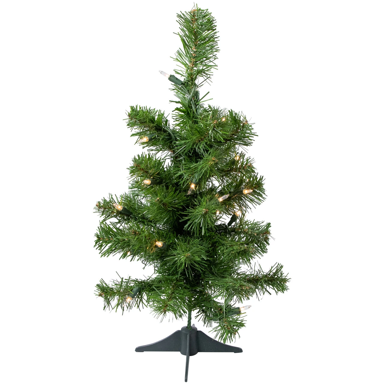 18" Pre-Lit Medium Blackwater Fir Artificial Christmas Tree, Clear Lights 3 18" Pre-Lit Medium Blackwater Fir Artificial Christmas Tree, Clear Lights