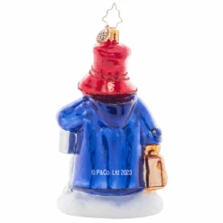 Christopher Radko One-Way Ticket To Paddington Glass Christmas Ornament 1021467 9 Christopher Radko One-Way Ticket To Paddington Glass Christmas Ornament 1021467 -Christmas Decoration Store 1021467 4 85034.1684253252