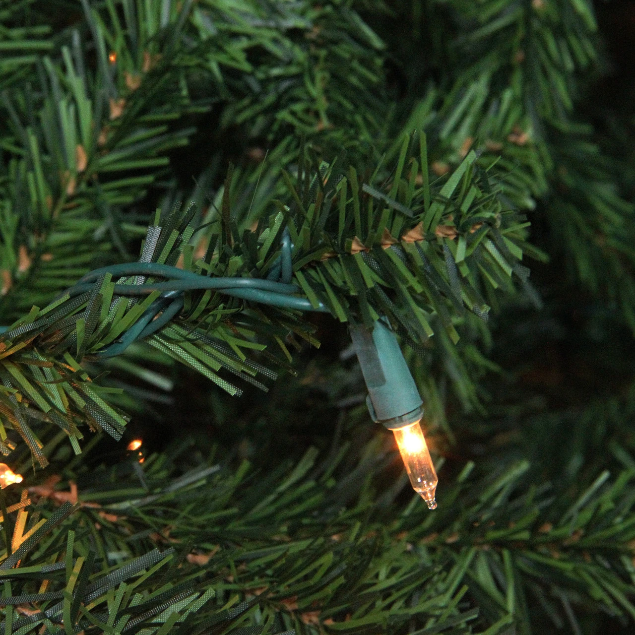 15' Pre-Lit Canadian Pine Commercial Artificial Christmas Tree - Warm White Lights 7 15' Pre-Lit Canadian Pine Commercial Artificial Christmas Tree - Warm White Lights - Image 5