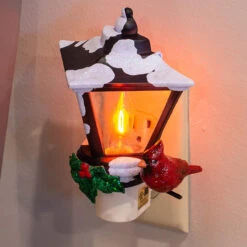 6" Cardinal On A Snow Covered Street Lamp Flickering Christmas Night Light 8 6" Cardinal On A Snow Covered Street Lamp Flickering Christmas Night Light -Christmas Decoration Store 164077 4 32520.1667664477