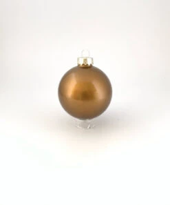 40ct Bronze Glass Christmas Ball Ornaments 1.25" (30mm)