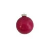 6ct Fuchsia Pink Clear Glass Christmas Ball Ornaments 4" (100mm) -Christmas Decoration Store 312520fuschia20pearl 99222.1682622495