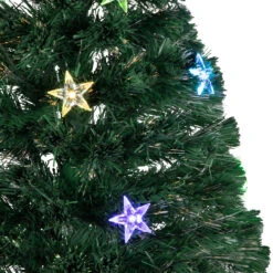 3' Pre-Lit Fiber Optic Artificial Christmas Tree With Stars 7 3' Pre-Lit Fiber Optic Artificial Christmas Tree With Stars -Christmas Decoration Store 327 70989.1683049596