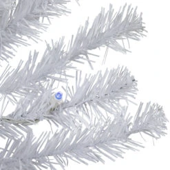 3' Pre-Lit LED Snow White Artificial Christmas Tree, Multi Lights -Christmas Decoration Store 327 87432.1682520599