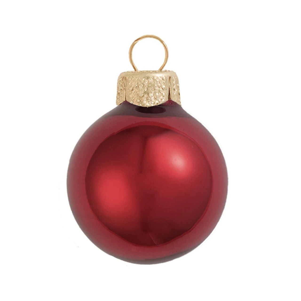 8ct Burgundy Red Glass Pearl Christmas Ball Ornaments 3.25" (80mm) 3 8ct Burgundy Red Glass Pearl Christmas Ball Ornaments 3.25" (80mm)