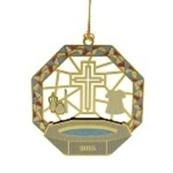 ChemArt 2.75" Collectible Keepsakes 2015 Baptism Christmas Ornament