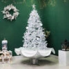 6' Lighted Musical Snowing Artificial Tinsel Christmas Tree, White LED Lights 1 6' Lighted Musical Snowing Artificial Tinsel Christmas Tree, White LED Lights -Christmas Decoration Store 40110u170 fss 79441.1680014057