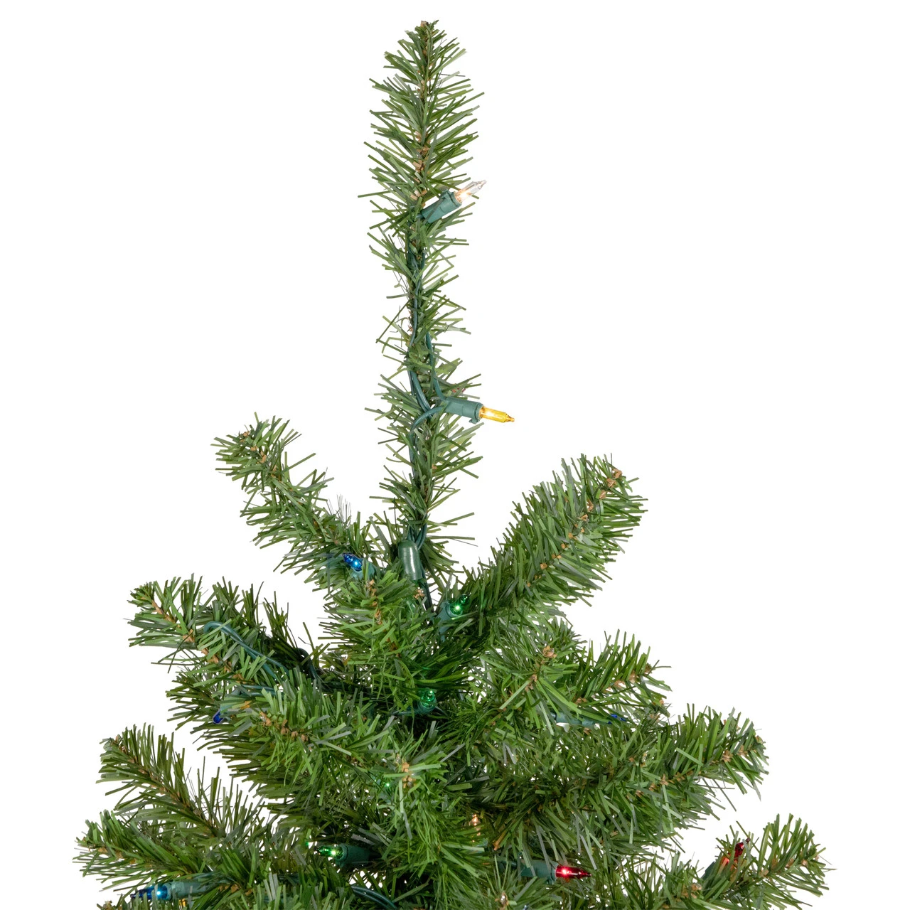 4' Pre-Lit Full Canadian Pine Artificial Christmas Tree, Multicolor Lights 5 4' Pre-Lit Full Canadian Pine Artificial Christmas Tree, Multicolor Lights - Image 3