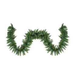 9' X 12" Pre-Lit Buffalo Fir Artificial Christmas Garland - Multi LED Lights