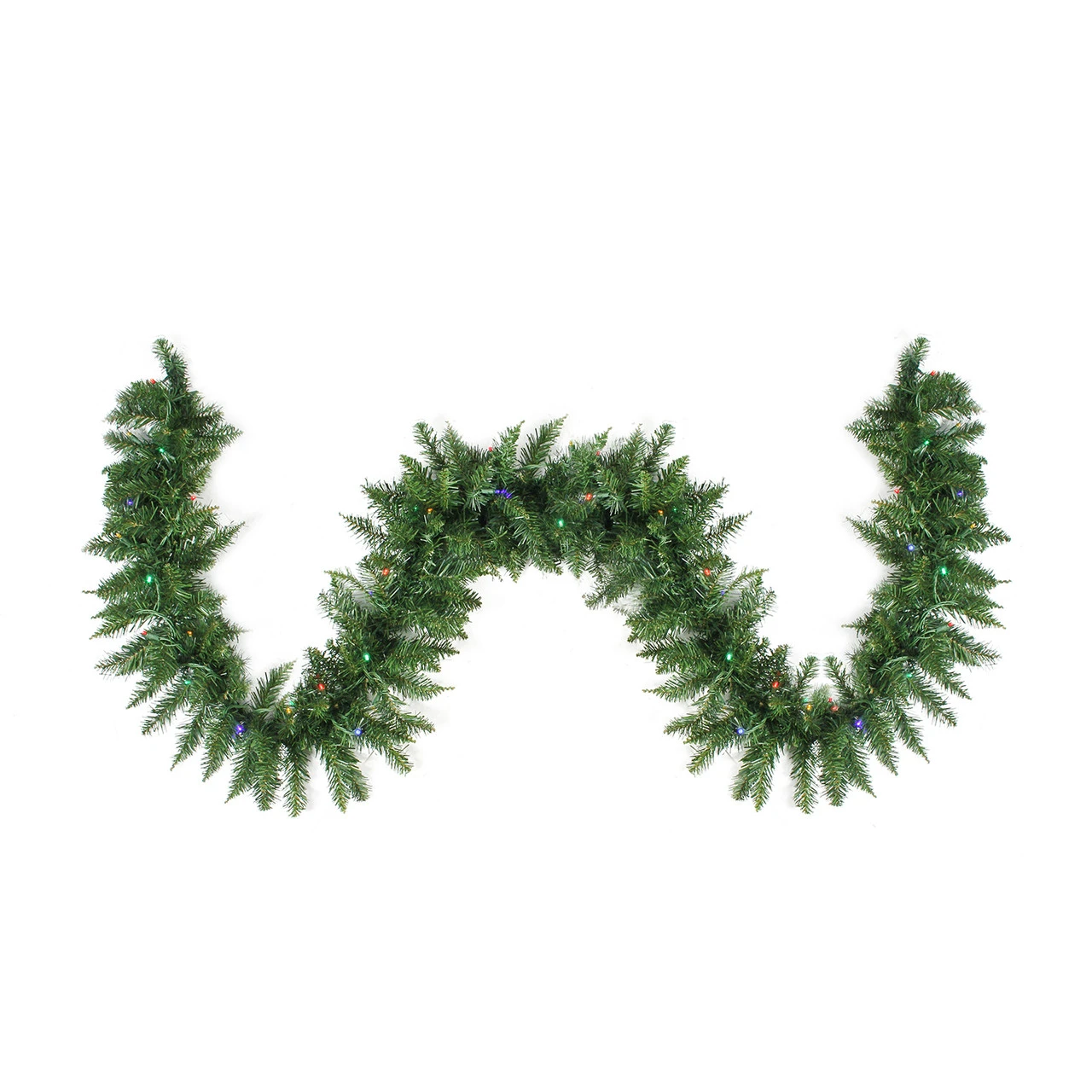 9' X 12" Pre-Lit Buffalo Fir Artificial Christmas Garland - Multi LED Lights 3 9' X 12" Pre-Lit Buffalo Fir Artificial Christmas Garland - Multi LED Lights