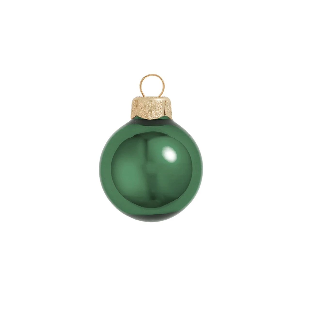 28ct Emerald Green Glass Shiny Christmas Ball Ornaments 2" (50mm) 3 28ct Emerald Green Glass Shiny Christmas Ball Ornaments 2" (50mm)