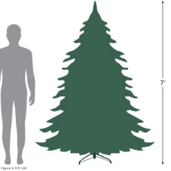 7' Metallic Platinum Artificial Tinsel Christmas Tree - Unlit 13 7' Metallic Platinum Artificial Tinsel Christmas Tree - Unlit -Christmas Decoration Store 727 21397.1682519599