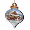Set Of 2 Christmas Country Store Wooden Ornaments 5.5" -Christmas Decoration Store 8031022 1607 1 75472.1667548816