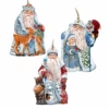 Set Of 3 Tale Of Father Frost Wooden Christmas Ornaments 5.5" 2 Set Of 3 Tale Of Father Frost Wooden Christmas Ornaments 5.5" -Christmas Decoration Store 8100023s3 1 26437.1667549767