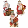 Set Of 3 Santa Playing Musical Instruments Wooden Christmas Ornaments 5.5" 1 Set Of 3 Santa Playing Musical Instruments Wooden Christmas Ornaments 5.5" -Christmas Decoration Store 8100028s3 1 00174.1667549771