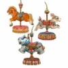 Set Of 3 Adorable Carousels Wooden Christmas Ornaments 5.5" 2 Set Of 3 Adorable Carousels Wooden Christmas Ornaments 5.5" -Christmas Decoration Store 8100030s3 1 02706.1667549618