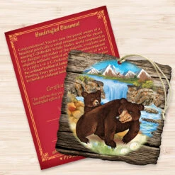 Set Of 2 Adorable Bears In A Cabin Wooden Christmas Ornaments 5.5" 8 Set Of 2 Adorable Bears In A Cabin Wooden Christmas Ornaments 5.5" -Christmas Decoration Store 8114081 3 35978.1667549799