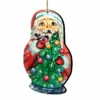 Set Of 2 Santa Matreshka Doll Christmas Tree Wooden Ornaments 2 Set Of 2 Santa Matreshka Doll Christmas Tree Wooden Ornaments -Christmas Decoration Store 8115060 1 56633.1667549821