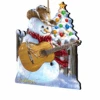 Set Of 2 Snowman Playing Guitar Wooden Christmas Ornaments 5.5" 2 Set Of 2 Snowman Playing Guitar Wooden Christmas Ornaments 5.5" -Christmas Decoration Store 8121120 1531 1 47239.1667549911