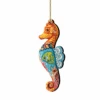 Set Of 2 Coastal Seahorse Wooden Christmas Ornaments 5.5" 1 Set Of 2 Coastal Seahorse Wooden Christmas Ornaments 5.5" -Christmas Decoration Store 8126111 1 87584.1667549923