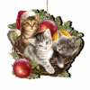 Set Of 2 Kittens In A Basket Wooden Christmas Ornaments 5.5" -Christmas Decoration Store 8161027 1 1607 1 15173.1667549732