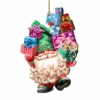 Set Of 2 Gnome Santa Gift Giver Wooden Christmas Ornaments 5.5" 2 Set Of 2 Gnome Santa Gift Giver Wooden Christmas Ornaments 5.5" -Christmas Decoration Store 8161054 dg 1 30168.1681987400