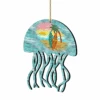 Set Of 2 Coastal Scenic Rustic Jellyfish Wooden Christmas Ornaments 5.5" 1 Set Of 2 Coastal Scenic Rustic Jellyfish Wooden Christmas Ornaments 5.5" -Christmas Decoration Store 8198513 1 53917.1667549670