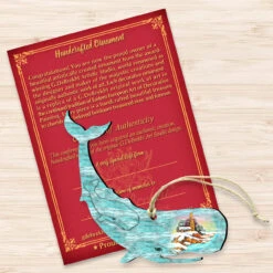 Set Of 2 Whale Beach Scene Wooden Christmas Ornaments 5.5" 8 Set Of 2 Whale Beach Scene Wooden Christmas Ornaments 5.5" -Christmas Decoration Store 8198516 3 23415.1667549674