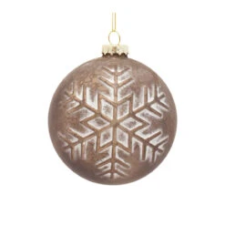 Set Of 4 Rustic Brown Finish Glass Christmas Ball Ornaments 3.5-4.5" 7 Set Of 4 Rustic Brown Finish Glass Christmas Ball Ornaments 3.5-4.5" -Christmas Decoration Store 83732 2 60875.1687598359