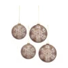 Set Of 4 Rustic Brown Finish Glass Christmas Ball Ornaments 3.5-4.5" 2 Set Of 4 Rustic Brown Finish Glass Christmas Ball Ornaments 3.5-4.5" -Christmas Decoration Store 83732 96658.1687598359