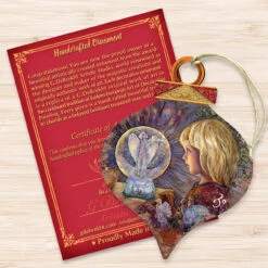 Set Of 2 Little Girl With Fairies Wooden Christmas Ornaments 5.5" 8 Set Of 2 Little Girl With Fairies Wooden Christmas Ornaments 5.5" -Christmas Decoration Store 845619 jw 3 58856.1667549699