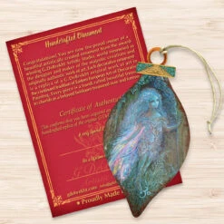 Set Of 2 Luminous Fairy In The Forest Wooden Christmas Ornaments 5.5" 8 Set Of 2 Luminous Fairy In The Forest Wooden Christmas Ornaments 5.5" -Christmas Decoration Store 845620 jw 3 40954.1667549698