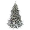 6.5' Pre-Lit Medium Natural Emerald Flocked Artificial Christmas Tree, Clear Lights -Christmas Decoration Store 91ygn61twrcg49aplksqtl5y2vgvbn6a 54948.1685567043