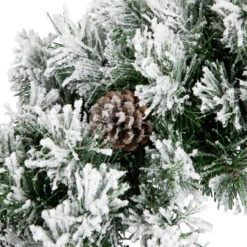 36" Snowy Flocked Angel Pine With Pine Cones Artificial Christmas Wreath - Unlit 8 36" Snowy Flocked Angel Pine With Pine Cones Artificial Christmas Wreath - Unlit -Christmas Decoration Store 9k3sq6joqt8kvh6d5yx8tsuoox0luuum 40399.1667327476
