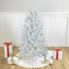 4' Pre-Lit White Artificial Christmas Tree, Green Lights