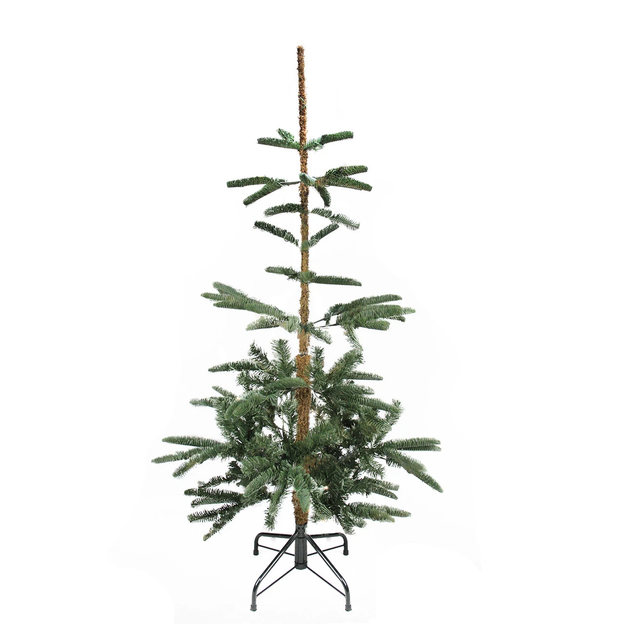 4.5' Noble Fir Layered Artificial Christmas Tree, Unlit 4 4.5' Noble Fir Layered Artificial Christmas Tree, Unlit - Image 2