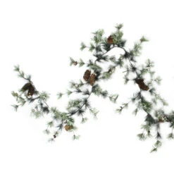 9.5' Frosted Pine With Pine Cones Artificial Christmas Garland - Unlit 7 9.5' Frosted Pine With Pine Cones Artificial Christmas Garland - Unlit -Christmas Decoration Store allstate20ygd033 gr sn 07983.1667536409