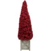 40" Red Berry Cone Potted Christmas Topiary 2 40" Red Berry Cone Potted Christmas Topiary -Christmas Decoration Store allstate xbp077 re 1 34809.1667536610