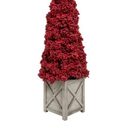 40" Red Berry Cone Potted Christmas Topiary 11 40" Red Berry Cone Potted Christmas Topiary -Christmas Decoration Store allstate xbp077 re 3 45579.1667536611