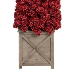 50" Red Berry Cone Potted Christmas Topiary 12 50" Red Berry Cone Potted Christmas Topiary -Christmas Decoration Store allstate zbp078 re 3new 77351.1667643794