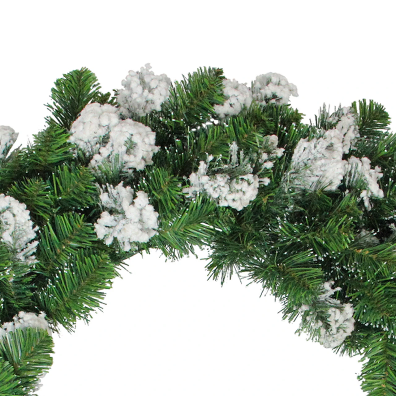 Snowy Flocked Colorado Pine Artificial Christmas Wreath, 30-Inch, Unlit 5 Snowy Flocked Colorado Pine Artificial Christmas Wreath, 30-Inch, Unlit - Image 3