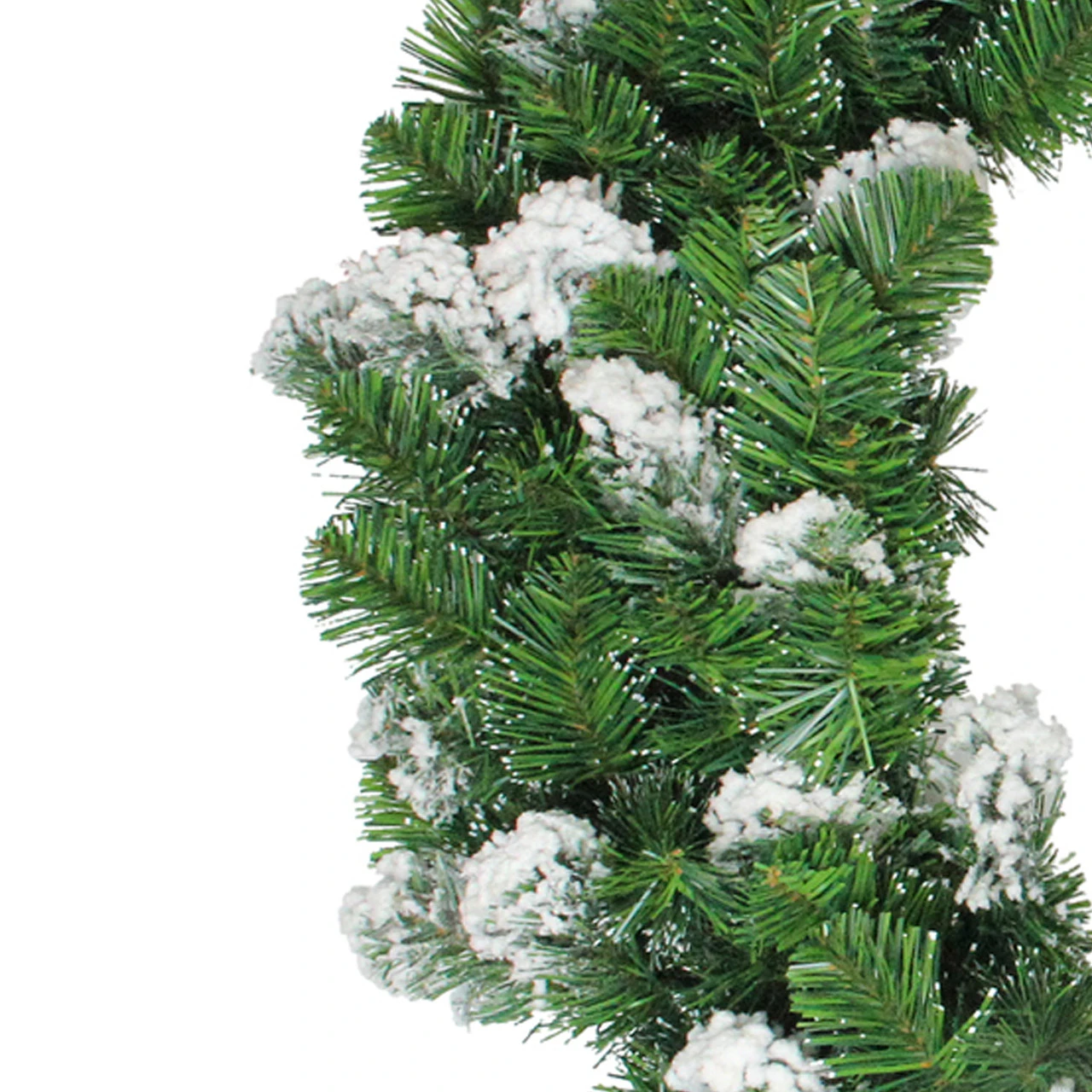 Snowy Flocked Colorado Pine Artificial Christmas Wreath, 30-Inch, Unlit 6 Snowy Flocked Colorado Pine Artificial Christmas Wreath, 30-Inch, Unlit - Image 4