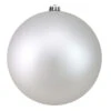 Silver Splendor Shatterproof Matte Christmas Ball Ornament 8" (200mm) 1 Silver Splendor Shatterproof Matte Christmas Ball Ornament 8" (200mm) -Christmas Decoration Store apipjlpox 47842.1611763910