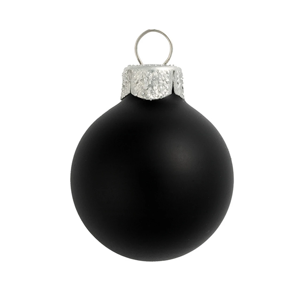 4ct Black Shiny Glass Christmas Ball Ornaments 4.75" (120mm) 3 4ct Black Shiny Glass Christmas Ball Ornaments 4.75" (120mm)