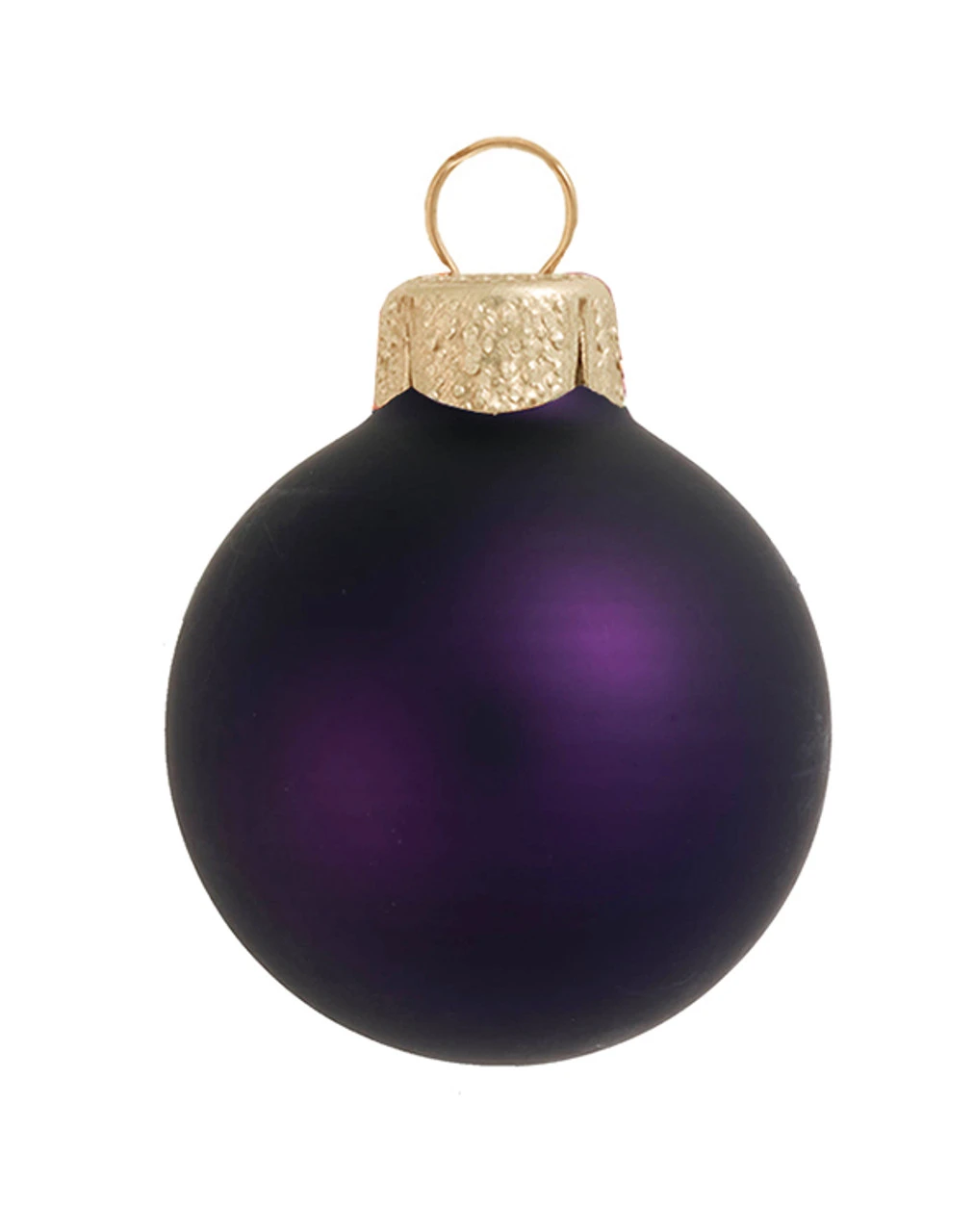 40ct Purple And Gold Matte Glass Christmas Ball Ornaments 1.5" (40mm) 3 40ct Purple And Gold Matte Glass Christmas Ball Ornaments 1.5" (40mm)