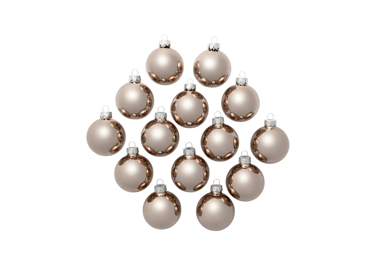 28ct Smoke Silver Shiny Glass Christmas Ball Ornaments 2" (50mm) 3 28ct Smoke Silver Shiny Glass Christmas Ball Ornaments 2" (50mm)