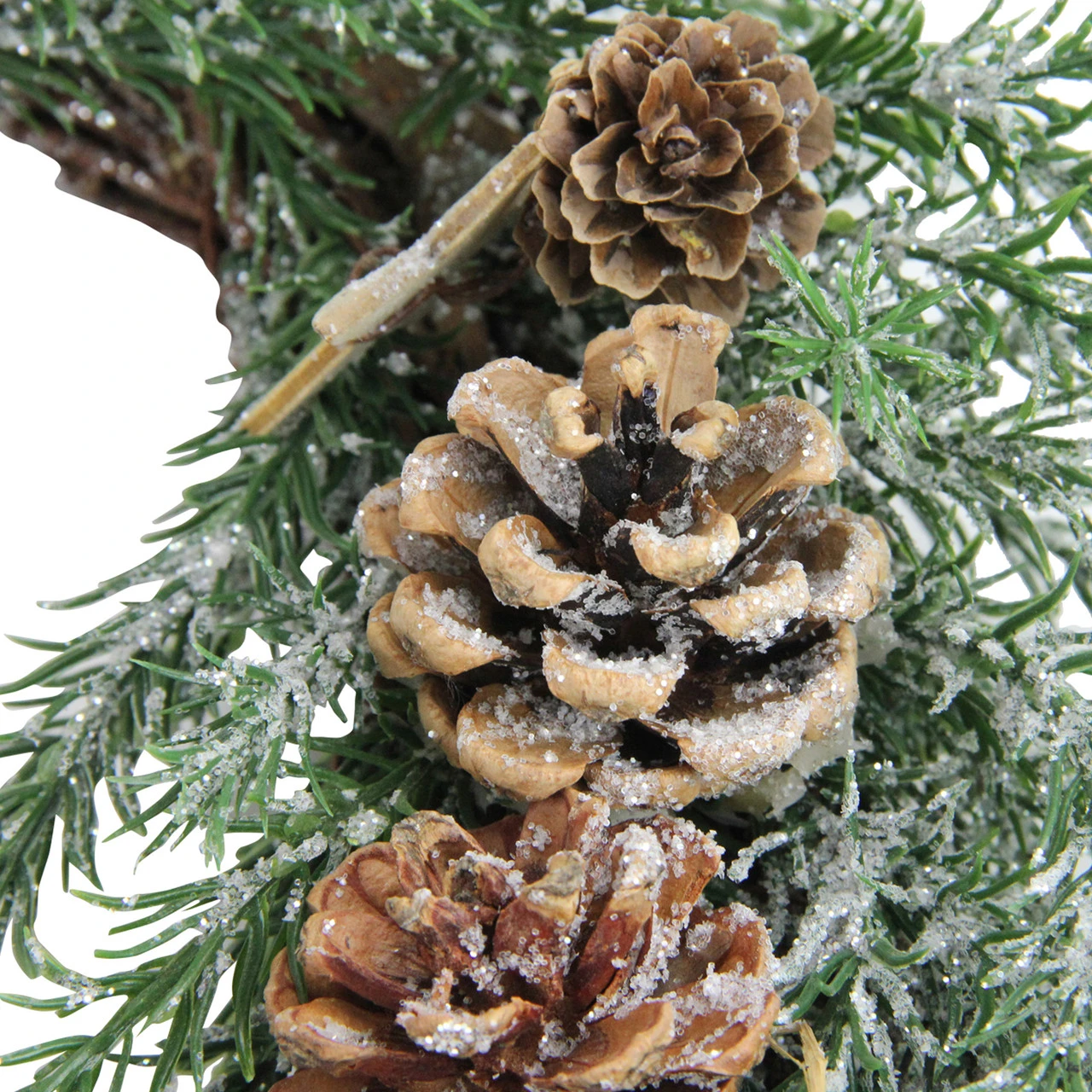 Classic Pine With Pine Cones And Stars Artificial Christmas Wreath, 13-Inch, Unlit 5 Classic Pine With Pine Cones And Stars Artificial Christmas Wreath, 13-Inch, Unlit - Image 3
