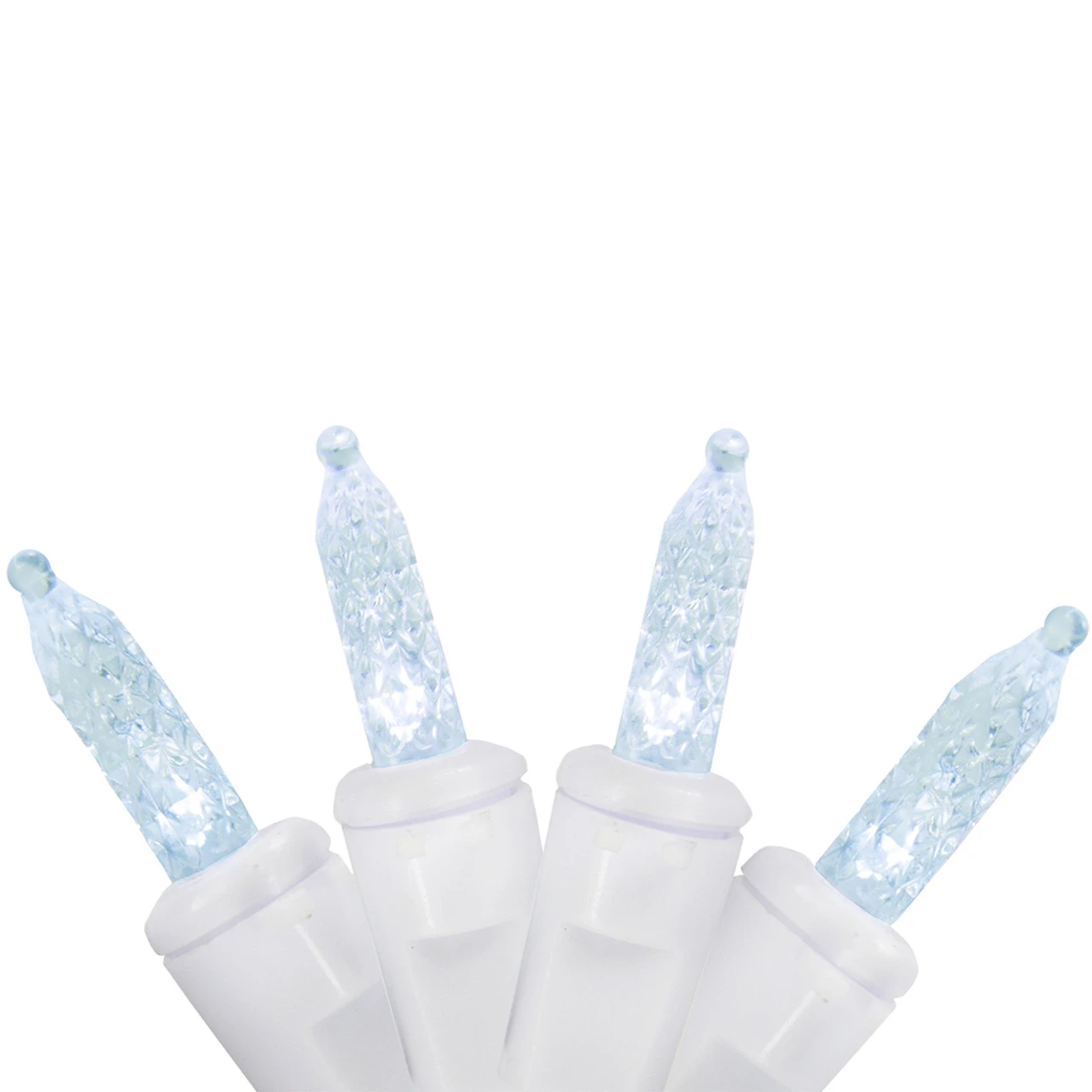 60 White LED Mini Dripping Christmas Lights - 10 Ft White Wire 3 60 White LED Mini Dripping Christmas Lights - 10 Ft White Wire