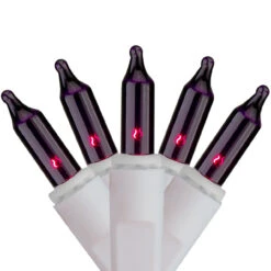 Set Of 100 Purple Mini Icicle Christmas Lights - 7.8ft White Wire 8 Set Of 100 Purple Mini Icicle Christmas Lights - 7.8ft White Wire -Christmas Decoration Store brightstar 36 716 77 3 46208.1667575749